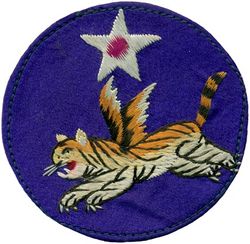 14th Air Force
Established as Fourteenth Air Force on 5 Mar 1943. Activated on 10 Mar 1943. Inactivated on 6 Jan 1946.

Insignia approved on 6 Aug 1943. CBI made silk embroidery on silk.

Stations. Kunming, China, 10 Mar 1943; Peishiyi, China, 7 Aug-c. 15 Dec 1945; Fort Lawton, WA, 5-6 Jan 1946.


