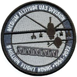 Air Force Life Cycle Management Center Detachment 3 Medium Altitude UAS Division 5 Million Flight Hours
