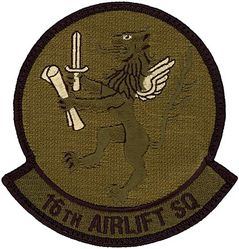 16th Airlift Squadron
Keywords: OCP