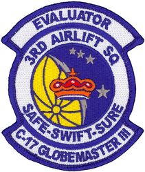 3d Airlift Squadron Evaluator

