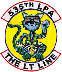 535th Airlift Squadron Lieutenant’s Protection Association
Constituted as 535 Fighter Squadron on 24 Sep 1943. Activated on 1 Oct 1943. Disbanded on 10 Apr 1944. Reconstituted, and redesignated as 535 Fighter Squadron, Two-Engine, on 16 May 1949. Activated in the Reserve on 27 Jun 1949. Redesignated as 535 Fighter-Escort Squadron on 16 Mar 1950. Ordered to active service on 1 May 1951. Inactivated on 25 Jun 1951. Redesignated as 535 Troop Carrier Squadron, Medium, on 26 May 1952. Activated in the Reserve on 15 Jun 1952. Inactivated on 1 Feb 1953. Redesignated as 535 Troop Carrier Squadron, and activated, on 12 Oct 1966. Organized on 1 Jan 1967. Redesignated as 535 Tactical Airlift Squadron on 1 Aug 1967. Inactivated on 24 Jan 1972. Redesignated as 535 Airlift Squadron on 1 Apr 2005. Activated on 18 Apr 2005.
