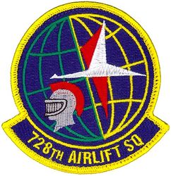728th Airlift Squadron
Constituted as 728 Bombardment Squadron (Heavy) on 14 May 1943. Activated on 1 Jun 1943. Redesignated as 728 Bombardment Squadron, Heavy on 20 Aug 1943. Inactivated on 28 Aug 1945. Redesignated as 728 Bombardment Squadron, Very Heavy on 11 Mar 1947. Activated in the Reserve on 19 Apr 1947. Redesignated as 728 Bombardment Squadron, Light on 27 Jun 1949. Ordered to active duty on 10 Aug 1950. Redesignated as 728 Bombardment Squadron, Light, Night Intruder on 25 Jun 1951. Relieved from active duty, and inactivated, on 10 May 1952. Redesignated as 728 Tactical Reconnaissance Squadron on 6 Jun 1952. Activated in the Reserve on 13 Jun 1952. Redesignated as: 728 Bombardment Squadron, Tactical on 22 May 1955; 728 Troop Carrier Squadron, Medium on 1 Jul 1957; 728 Air Transport Squadron, Heavy on 1 Dec 1965; 728 Military Airlift Squadron on 1 Jan 1966; 728 Military Airlift Squadron (Associate) on 1 Jan 1972; 728 Airlift Squadron (Associate) on 1 Feb 1992; 728 Airlift Squadron on 1 Oct 1994-.
