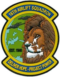 16th Airlift Squadron Morale
Keywords: PVC