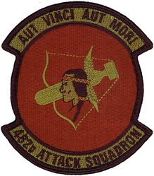 482d Attack Squadron
Organized as 70 Aero Squadron on 13 Aug 1917.  Redesignated as 482 Aero Squadron on 1 Feb 1918.  Demobilized on 18 Mar 1919.  Reconstituted and consolidated (1936) with 482 Bombardment Squadron, which was constituted and allotted to the Reserve on 31 Mar 1924.  Activated Mar 1925.  Disbanded on 31 May 1942.  Reconstituted, and consolidated (21 Apr 1944) with 482 Bombardment Squadron, Very Heavy, which was constituted on 28 Feb 1944.  Activated on 11 Mar 1944. Inactivated on 30 Jun 1946. Redesignated as 482 Attack Squadron on 13 Feb 2018.  Activated on 27 Feb 2018.  
Keywords: OCP
