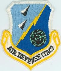 Air Defense,  Tactical Air Command (ADTAC) 
Active 1 Oct 1979 - 1 Oct 1985
Established comparable to a Numbered Air Force under TAC.  With this move many Air National Guard units that had an air defense mission also came under the control of TAC.  ADTAC was headquartered at North American Aerospace Defense Command, Ent AFB Colorado.  In essence, Tactical Air Command became the old Continental Air Command.  Replaced by 1st Air Force at Langley AFB on 6 Dec 1985.
