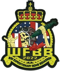 23d Expeditionary Bomb Squadron Bomber Task Force Europe 2022-2023
Deployed to RAF Fairford, UK.
Keywords: PVC