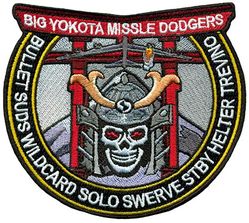 69th Expeditionary Bomb Squadron Exercise AGILE COMBAT EMPLOYMENT 2023
Morale patch for a B-52 Stratofortress, 61-0018 that diverted to Yokota AB, Japan on 11 Jul 2023, due to an in-flight maintenance issue.
