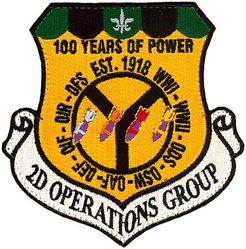 2d Operations Group 100th Anniversary
