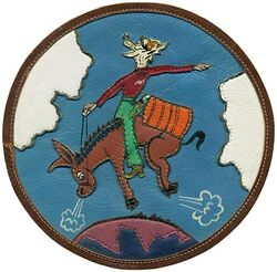 15th Combat Cargo Squadron 
Constituted 15th Combat Cargo Squadron on 9 Jun 1944. Activated on 13 Jun 1944. Inactivated on 29 Dec 1945. Disbanded on 8 Oct 1948.

Insignia, Indian made multi piece painted leather

Stations. Syracuse AAB, NY, 13 Jun 1944; Bowman Field, Ky, 16 Aug-8 Nov 1944; Sylhet, India, c. 1 Dec 1944; Argartala, India, c. 1 Jan 1945; Chittagong, India, 15 Jan 1945; Namponmao, Burma, 10 Jun 1945; Ondal, India, Nov-29 Dec 1945.

