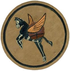 4th Combat Cargo Squadron 
Constituted 4th Combat Cargo Squadron on 11 Apr 1944. Activated on 15 Apr 1944. Redesignated 329th Troop Carrier Squadron on 29 Sep 1945. Inactivated on 8 Dec 1945.

Insignia approved on 17 Jul 1944. Indian made multi piece painted leather.

Bowman Field, KY, 15 Apr-7 Aug 1944; Sylhet, India, 3 Sep 1944 (detachment operated from Yunnani, China, 11 Sep-11 Oct 1944); Tulihal, India, 30 Nov 1944; Chengkung, China, 21 Dec 1944; Dohazari, India, 1 Feb 1945; Hathazari, India, 15 May 1945; Liuchow, China, 25 Aug 1945; Hankow, China, 14 Oct-17 Nov 1945; Camp Stoneman, Calif, 5-8 Dec 1945.

