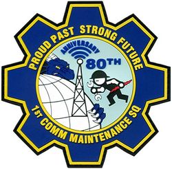1st Communications Maintenance Squadron 80th Anniversary 
Keywords: PVC