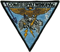 Commander Reserve Patrol Wing Pacific (COMRESPATWINGPAC)
Established as Reserve Patrol Wing Pacific in Oct 1970. 
Commander Reserve Patrol Wing established by consolidation of COMRESPATWINGPAC and COMRESPATWINGLANT in Jan 1999
Commander Reserve Patrol Wing (COMRESPATWING) disestablished on 23 Jun 2007.

Units:
VP-65 Pt Mugu (P-3C UII.5)
VP-69 Whidbey Is. (P-3C UIII)
VP-91 NASA Ames (P-3C UIII)
VP-94 New Orleans (P-3C UII.5)

