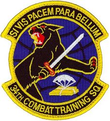 34th Combat Training Squadron
Translation - SIVIS PACEM PARA BELLUM = If you want peace, prepare for war
