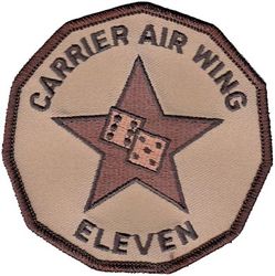 Carrier Air Wing 11 (CVW-11) Heritage
Established as Carrier Air Group ELEVEN (CVG-11) on 10 Oct 1942. Redesignated Carrier Air Wing ELEVEN (CARAIRWING ELEVEN)(CVW-11) on 20 Dec 1963-.


