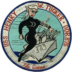 DDR-875 USS Henry W Tucker 
Namesake. Henry Warren Tucker, (5 Oct 1919- 7 May 1942) posthumously awarded Navy Cross for actions during the Battle of the Coral Sea
Builder. Consolidated Steel Corporation, Orange, TX
Laid down. 29 May 1944
Launched. 8 Nov 1944
Commissioned. 12 Mar 1945
Decommissioned. 3 Dec 1973
Stricken. 3 Dec 1973
Fate. transferred to Brazil, 3 Dec 1973
Honours and awards. WWII (1945) seven battle stars for Korean War service (1951-1953) Vietnam War (1963-73) Combat Action Ribbon
Class and type. Gearing-class destroyer
Displacement. 2,425 tons
Length. 390.5 ft (119.0 m)
Beam. 41.07 ft (12.52 m)
Draft. 18.5 ft (5.6 m)
Propulsion. High-pressure super-heated boilers, geared turbines with twin screws, 60,000 hp
Speed. 34.5 knots (39.7 mph; 63.9 km/h)
Complement. 367
Armament:	
6 x 5 in (127 mm)/38 cal. guns
8 x 40 mm guns
5 x 21 inch (533 mm) torpedo tubes

