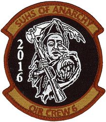 968th Expeditionary Airborne Air Control Squadron Crew 6 Operation INHERENT RESOLVE 2016 
Keywords: desert