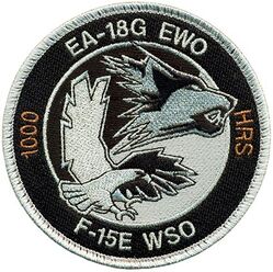 390th Electronic Combat Squadron EA-18G Electronic Warfare Officer and F-15E Weapons Systems Officer 1000 Hours
