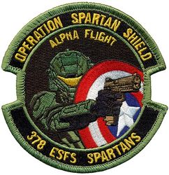 378th Expeditionary Security Forces Squadron A Flight Operation SPARTAN SHIELD 2022
