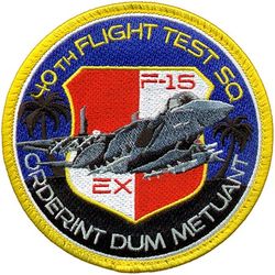 40th Flight Test Squadron F-15EX
