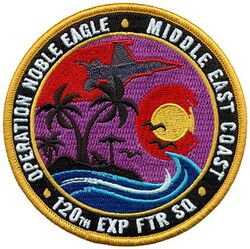 120th Expeditionary Fighter Squadron Operation NOBLE EAGLE 2024 
