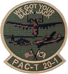 25th Fighter Squadron Exercise PACIFIC THUNDER 2020-1
