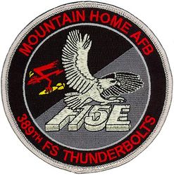 389th Fighter Squadron F-15E Pilot
