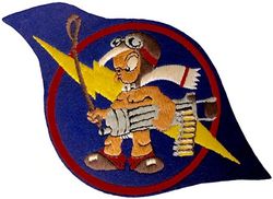487th Fighter Squadron 
Constituted 487th Fighter Squadron on 29 Sep 1942. Activated on 1 Oct 1942. Inactivated on 10 Nov 1945.

Insignia approved on 14 Jul 1943. English made on felt.

Stations. Mitchel Field, NY, 1 Oct 1942; Bradley Field, CT, Oct 1942; Westover Field, MA, Nov 1942; Trumbull Field, CT, c. 15 Jan 1943; Mitchel Field, NY, c. 8 Mar-Jun 1943; Bodney, England, c. 7 Jul 1943 (detachment operated from Asch, Belgium, 23 Dec 1944-27 Jan 1945); Chievres, Belgium, 28 Jan 1945; Bodney, England, c. 14 Apr-4 Nov 1945; Camp Kilmer, NJ, 9-10 Nov 1945. 

