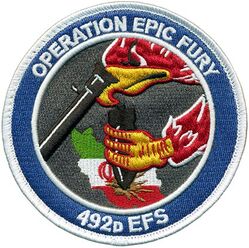492d Expeditionary Fighter Squadron Operation EPIC FURY 2026
