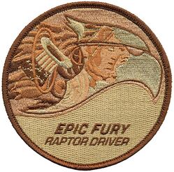 94th Expeditionary Fighter Squadron F-22 Operation EPIC FURY 2026
Keywords: Desert