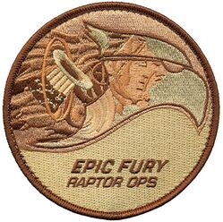 94th Expeditionary Fighter Squadron F-22 Operations Operation EPIC FURY 2026
Keywords: Desert