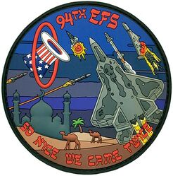 94th Expeditionary Fighter Squadron Operation EPIC FURY 2026
Keywords: PVC
