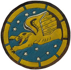 99th Fighter Squadron, 99th Fighter Squadron, Single Engine
Constituted 99th Pursuit Squadron on 19 Mar 1941. Activated on 22 Mar 1941. Redesignated: 99th Fighter Squadron on 15 May 1942; 99th Fighter Squadron, Single Engine, on 28 Feb 1944. Inactivated on 1 Jul 1949.

Emblem. Approved on 24 Jun 1944. Italian made painted on incised leather.

Stations. Chanute Field, IL, 22 Mar 1941; Maxwell Field, AL, 5 Nov 1941; Tuskegee, AL, 10 Nov 1941-2 Apr 1943; Casablanca, French Morocco, 24 Apr 1943; Qued N'ja, French Morocco, 29 Apr 1943; Fardjouna, Tunisia, 7 Jun 1943; Licata, Sicily, 28 Jul 1943; Termini, Sicily, 4 Sep 1943; Barcellona, Sicily, 17 Sep 1943; Foggia, Italy, 17 Oct 1943; Madna, Italy, 22 Nov 1943; Capodichino, Italy, 16 Jan 1944; Cercola, Italy, 2 Apr 1944; Pignataro, Italy, 10 May 1944; Ciampino, Italy, 11 Jun 1944; Orbetello, Italy, 17 Jun 1944; Ramitelli, Italy, 6 Jul 1944; Cattolica, Italy, c. 5 May-Jun 1945; Godman Field, KY, 22 Jun 1945; Lockbourne AAB (later, AFB), OH, 13 Mar 1946-1 Jul 1949.

