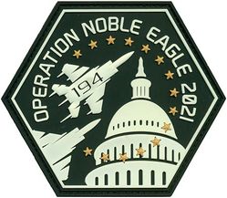 194th Fighter Squadron Operation NOBLE EAGLE 2021
