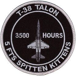 5th Flying Training Squadron T-38 3500 Hours
