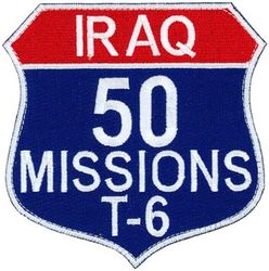 52d Expeditionary Flying Training Squadron 50 Missions T-6 Iraq
