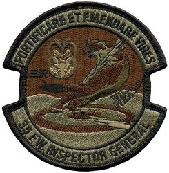 35th Fighter Wing Inspector General
Keywords: OCP