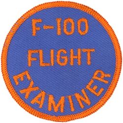 Tactical Air Command F-100 Super Sabre Flight Examiner
