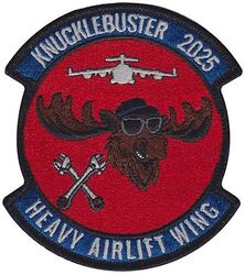 Heavy Airlift Wing Knucklebuster Award 2025
The Heavy Airlift Wing is an international military airlift organization. It was officially activated on 27 July 2009 as part of the Strategic Airlift Capability program, which purchased and operates three C-17 Globemaster III aircraft that fly under the national markings of Hungary. USAF personnel make up a large portion of this unit. Bulgaria, Estonia, Finland, Hungary, Lithuania, The Netherlands, Norway, Poland, Romania, Slovenia, and Sweden are the other participating countries.
