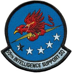 55th Intelligence Support Squadron
Constituted as 55th Intelligence Support Squadron on 18 May 2010. Activated on 22 Jul 2010-.
