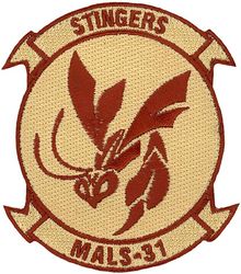 Marine Aviation Logistics Squadron 31 (MALS-31)
Marine Aviation Logistics Squadron 31 (MALS-31) is an aviation logistics support unit known as the "Stingers" assigned toMarine Aircraft Group 31 (MAG-31), 2nd Marine Aircraft Wing (2d MAW) providing aviation logistics support, guidance, planning and direction to Marine Aircraft Group squadrons on behalf of the commanding officer, as well as logistics support for Navy funded equipment in the supporting Marine Wing Support Squadron (MWSS), Marine Air Control Group (MACG), and Marine Aircraft Wing/Mobile Calibration Complex (MAW/MCC).
Keywords: Desert