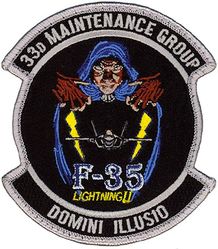33d Maintenance Group F-35
