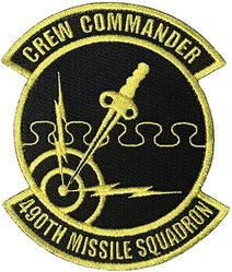 490th Missile Squadron Crew Commander
