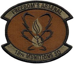 18th Munitions Squadron
Keywords: OCP