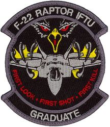 325th Operations Support Squadron F-22 Raptor Intelligence Formal Training Unit Graduate
