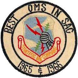 91st Organizational Maintenance Squadron Best OMS in Strategic Air Command 1965 & 1966

