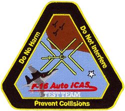 416th Flight Test Squadron F-16 Integrated Collision Avoidance System Test Team
