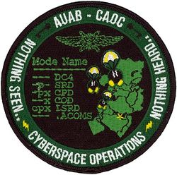 Air Force Central Command Combined Air Operations Center Al Udeid AB Cyberspace Operations

