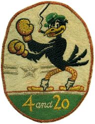 Attack Squadron 45 (VA-45) 
Established as Attack Squadron FORTY FIVE (VA-45) "Black Birds" on 1 Sep 1950. Disestablished on 1 Mar 1958. The second squadron to be assigned the VA-45 designation.

Insignia approved by CNO on 10 Apr 1951.

Douglas AD-2/4/6 Skyraider

