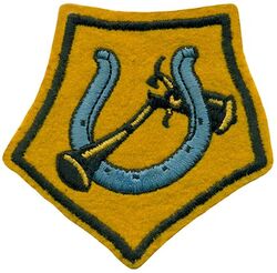 Fighter Squadron 7 (VF-7)
Established as Fighter Squadron SEVEN (VF-7) (2nd VF-7) on 3 Jan 1944. Disestablished on 8 Jun 1946.  

Insignia approved by CNO on 6 May 1944. US made, schiffli embroidery on wool.

Deployments. 
Jun 1944-9 Jul 1944, CV-19 USS Hancock	, CVG-7, Grumman F6F-3/3N/3P Hellcat, Caribbean
31 Jul 1944-1944, CV-19 USS Hancock, CVG-7, Grumman F6F-3/3N/3P Hellcat, WestPac
24 Sep 1944-5 Oct 1944, CV-19 USS Hancock, CVG-7, Grumman F6F-3/3N/3P Hellcat, WestPac
6 Oct 1944-24 Dec 1944, CV-19 USS Hancock, CVG-7, Grumman F6F-3/3N/3P Hellcat, WestPac
31 Dec 1944-26 Jan 1945, CV-19 USS Hancock, CVG-7, Grumman F6F-3/3N/3P Hellcat, WestPac 
18 Feb 1946-Mar 1946, CV-19 USS Hancock, CVG-7, Grumman F6F-3/3N/3P Hellcat, WestPac 
11 Mar 1946-1 Apr 1946, CV-19 USS Hancock, CVG-7, Grumman F6F-3/3P Hellcat, WestPac

