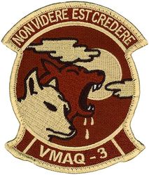 Marine Tactical Electronic Warfare Squadron 3 (VMAQ-3) 
Established as Marine Tactical Electronic Warfare Squadron Three (VMAQ-3) “Moon Dogs” on 1 Jul 1992-.

Grumman EA-6B Prowler, 1992-.

